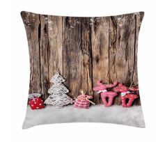 Traditional Xmas Pillow Cover