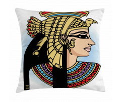 Queen Cleopatra Art Pillow Cover