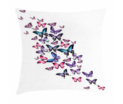 Many Butterflies Pillow Cover
