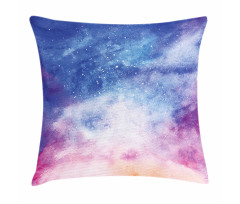 Watercolor Space Pillow Cover