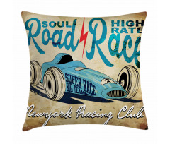 New York Racing Old School Pillow Cover