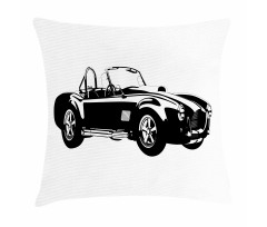 Sports Car Roadster Engine Pillow Cover