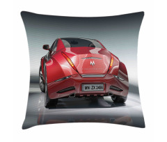 Sports Car Powerful Engine Pillow Cover