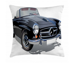 Classical Retro Vehicle Pillow Cover
