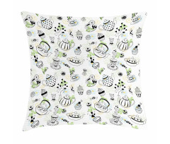 Doodle Hearts Pillow Cover