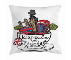 British Cultures Pillow Cover