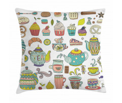 Coffee and Dessert Pillow Cover