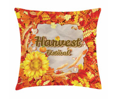 Festival Autumn Leaves Pillow Cover