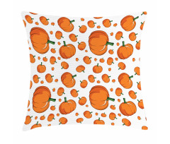 Halloween Plump Pumpkin Pillow Cover