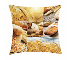 Bread Making Wheat Pillow Cover