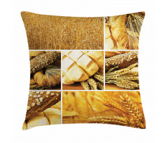 Wheat Stages Collage Pillow Cover