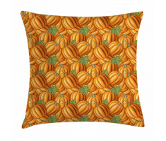 Vibrant Colored Pumkins Pillow Cover
