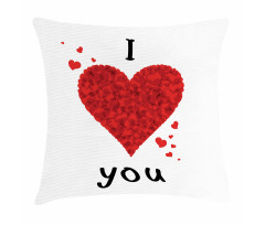 Love Bouquet Heart Pillow Cover