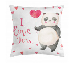 Panda Balloon Pillow Cover