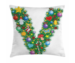 Ornamental Tree Bells Pillow Cover