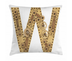 Capital Mechanic Style Pillow Cover
