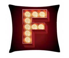 Capital F Casino Disco Pillow Cover