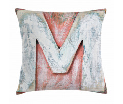 Old Wood Patterned M Pillow Cover