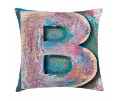 ABC Print Method Old B Pillow Cover
