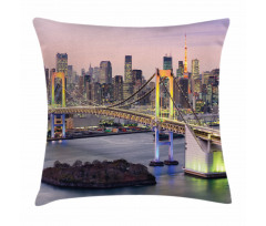 Tokyo Japan Bridge Pillow Cover