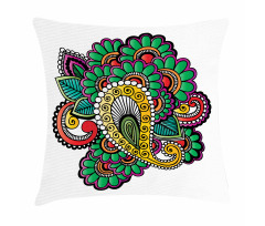 Vivid Colored Pattern Art Pillow Cover