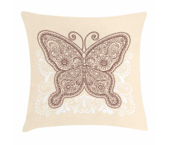 Ornament Abstract Butterfly Pillow Cover