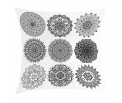 Ottoman Inspired Mandala Pillow Cover