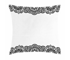 Folkloric Oriental Curls Pillow Cover