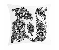 Composition Retro Pillow Cover