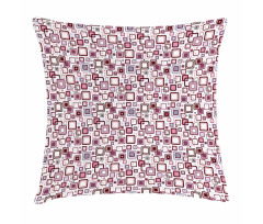 Abstract Square Shape Pillow Cover