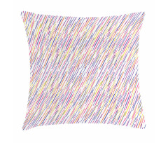 Vintage Doodle Lines Pillow Cover