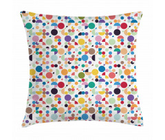Retro Oval Shapes Pillow Cover