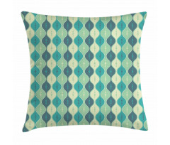 Abstract Oval Shape Pillow Cover