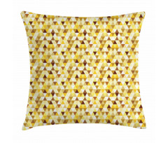 Funky Vivid Triangles Pillow Cover