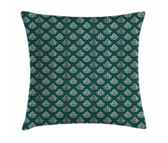French Rococo Motifs Pillow Cover