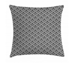 Old Blossom with Curves Pillow Cover