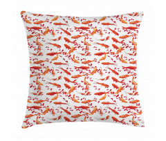 Ornamental Aquatic Animal Pillow Cover