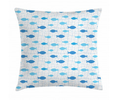 Geometric Net Design Dots Pillow Cover