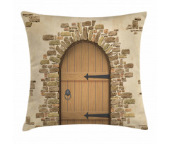 Wine Cellar Architecture Pillow Cover