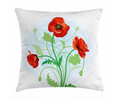 Meadow Flower Bouquet Pillow Cover