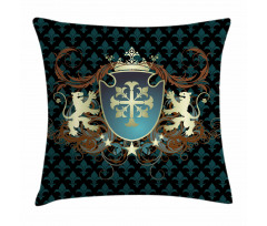 Middle Ages Coat of Arms Pillow Cover