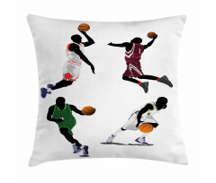 Basketball Players Sport Pillow Cover