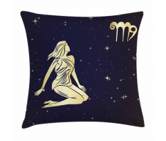 Woman in Short Dress Pillow Cover
