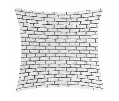 Retro Brick Wall Pillow Cover