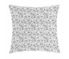 Botanical Poppy Pillow Cover