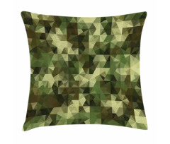 Abstract Camo Pattern Pillow Cover