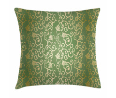 Floral Curls Pillow Cover