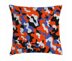 Abstract Paint Splashes Pillow Cover