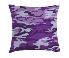 Purple Toned Waves Pillow Cover