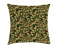 Hunter in Forest Pillow Cover